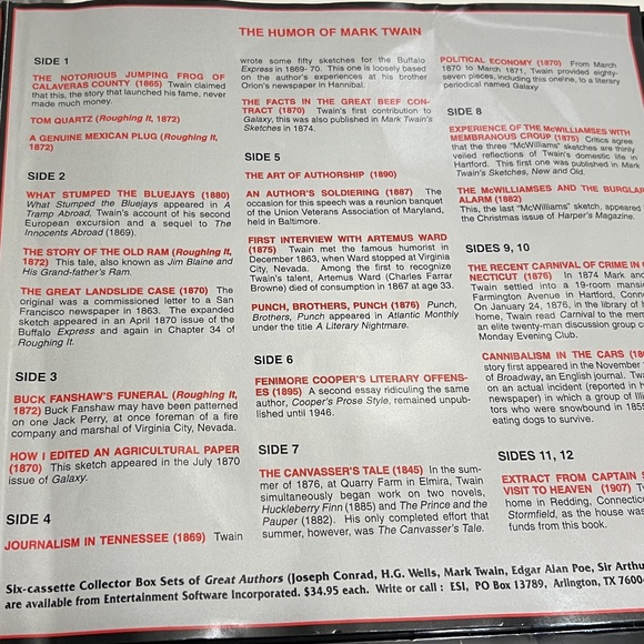 Mark Twain - Humor - Picture 6 of 8